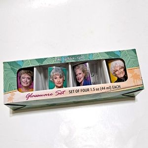 Golden Girls Set of 4 Shot Glasses